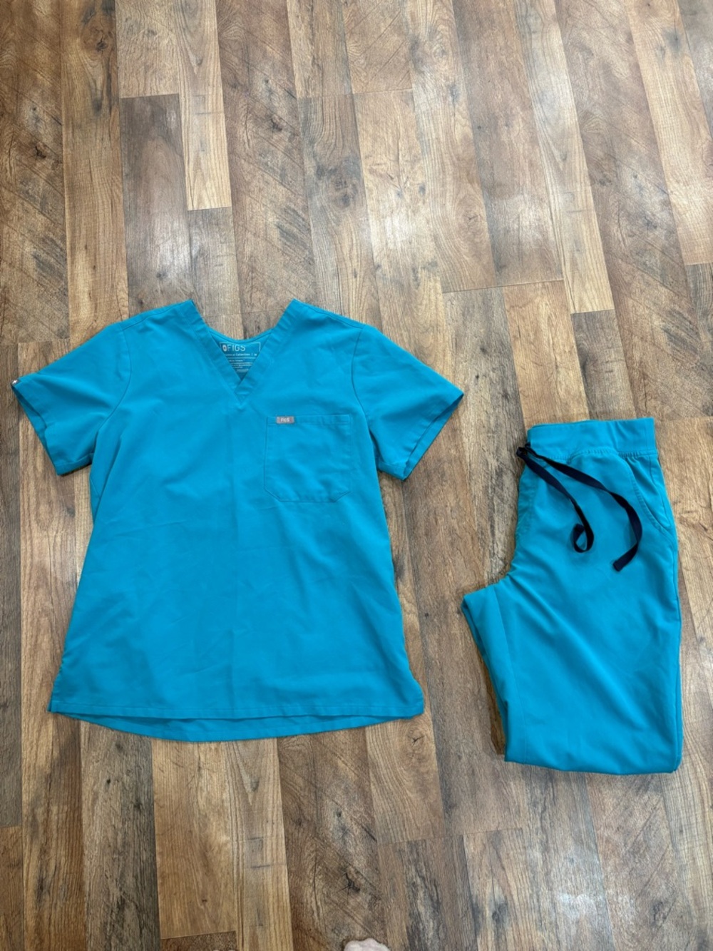 Teal FIGS  Scrub Set